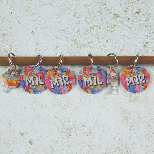 Make 1 Stitch Markers (Set of 6)