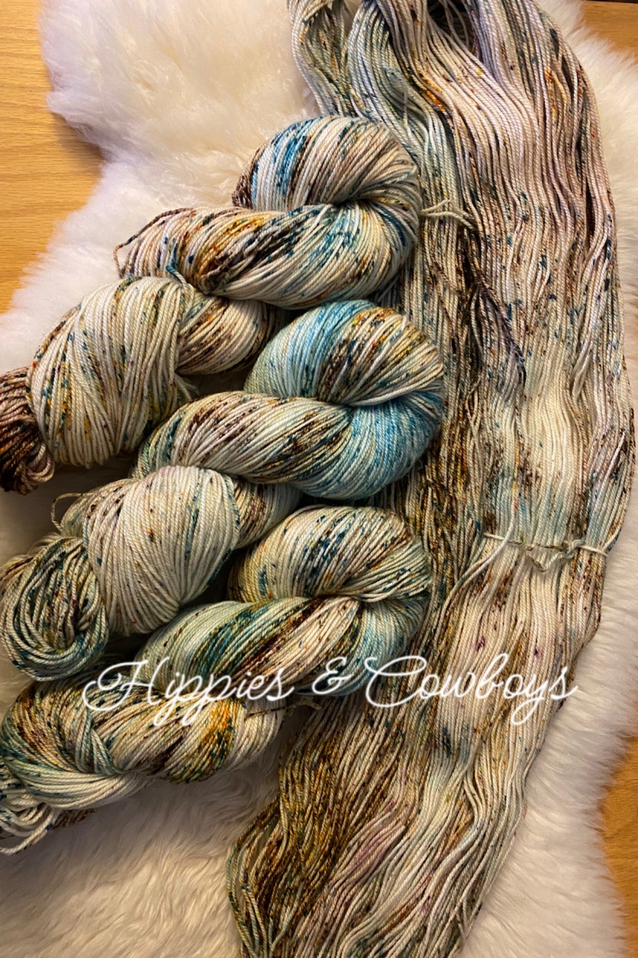 Hippies and Cowboys 75/25 Plush Sock